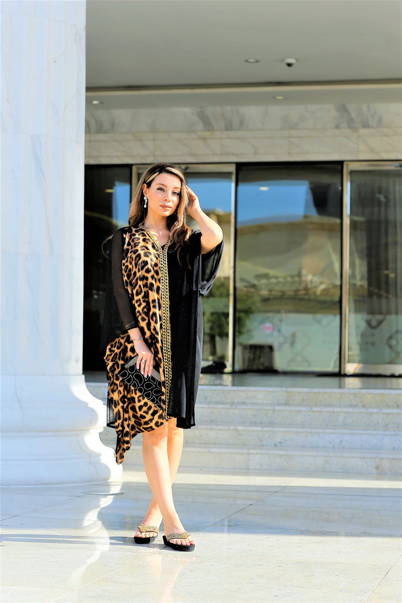 Tunic Dress Tiger | Malachite.uae.
