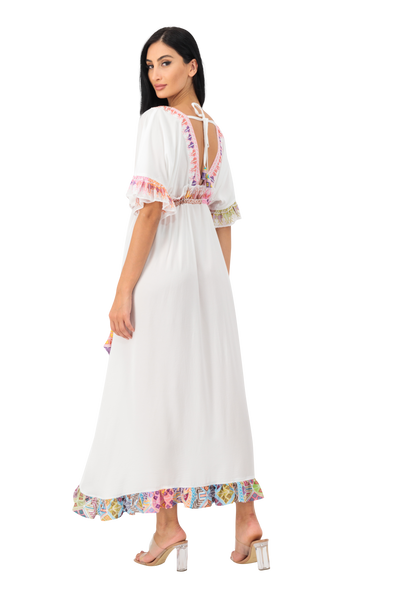 Cotton embroidery dress