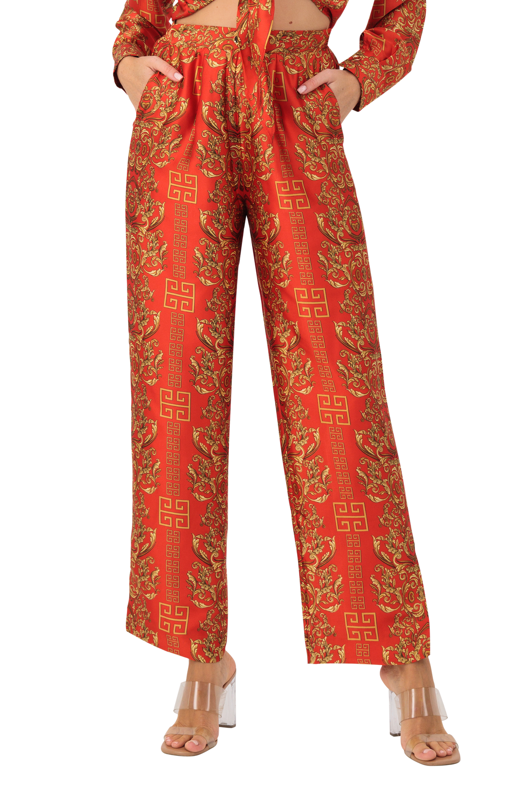 Pants high west silky