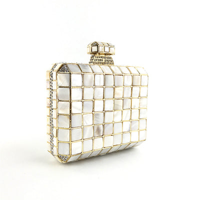 Mother of pearl fancy handbag