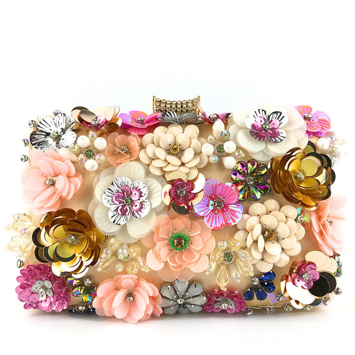 flowers fancy handbag