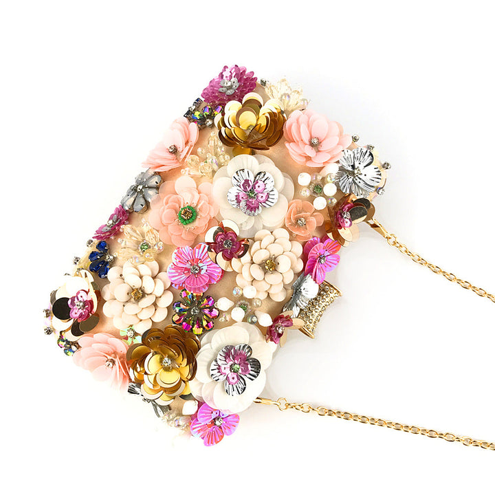 flowers fancy handbag