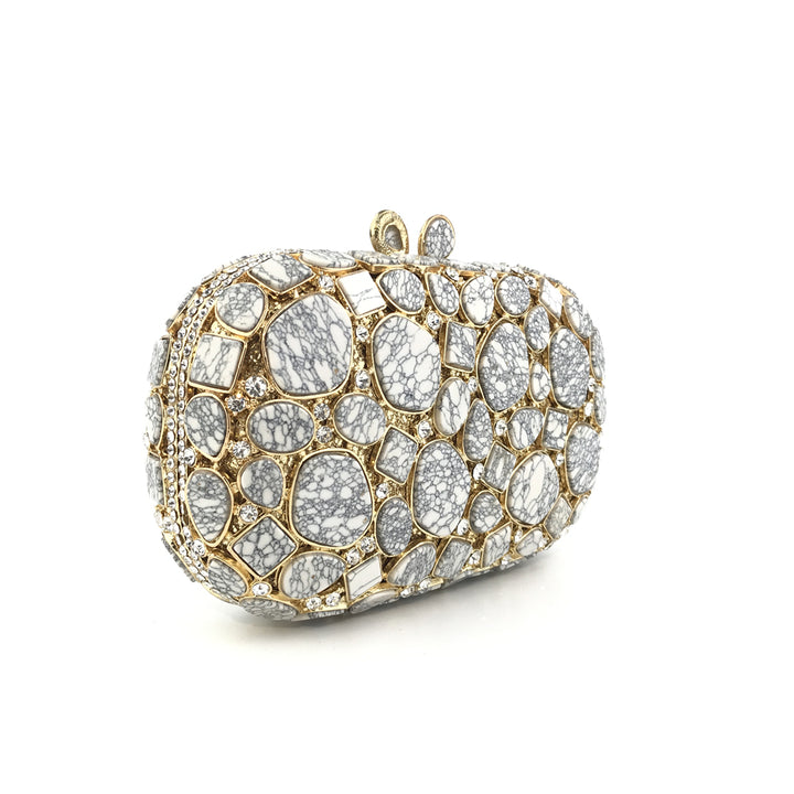 Moon stone fancy handbag | Malachite.uae.