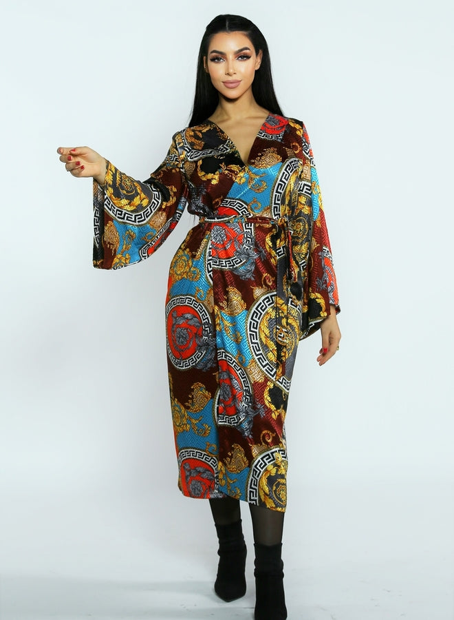 Cóctel de seda kimono