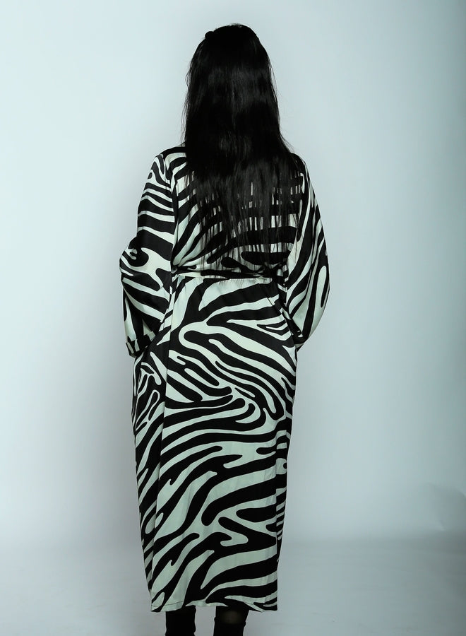 Silk Kimono Zebra